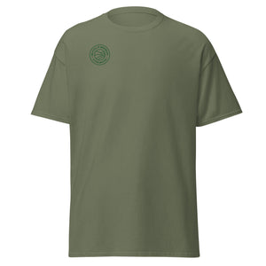 T-shirt: Green logo front & back