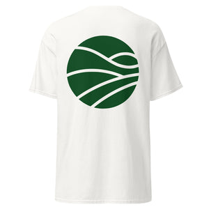 T-shirt: Green logo front & back